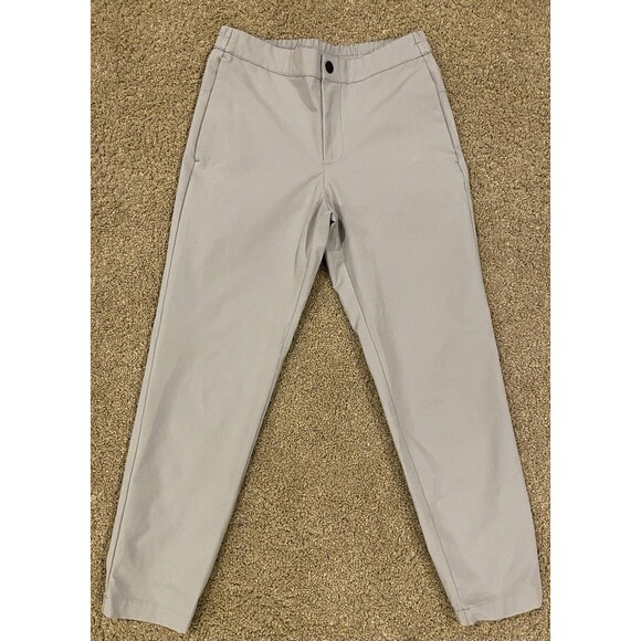 Banana Republic Motion Tech Hybrid Slim Fit Pant Men’s Size30 Light Gray Jogger - Picture 2 of 10